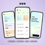 دانلود کیت رابط کاربری اپلیکیشن موبایل Click Learning