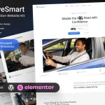 دانلود قالب کاروسل پست شبکههای اجتماعی – وبینار کسبوکار دانلود قالب کیت المنتور DriveSmart - وبسایت آموزشگاه رانندگی