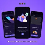 دانلود کیت رابط کاربری اپلیکیشن موبایل E-Wallet