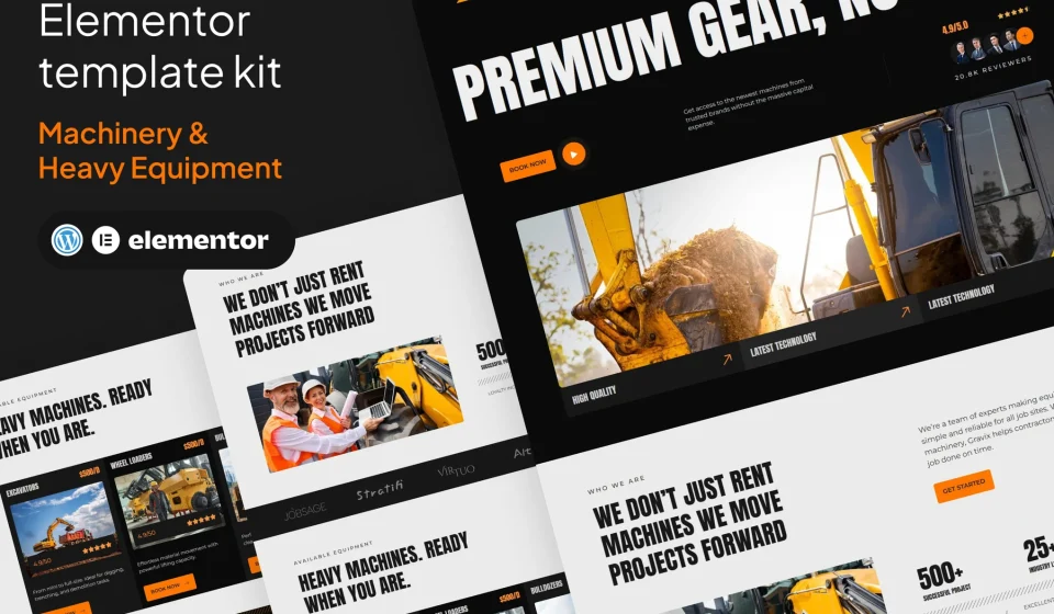 کیت المنتور Gravix - ماشین آلات سنگین و تجهیزات ساختمانی