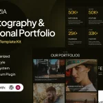 دانلود کیت قالب المنتور Lenzia - پورتفولیو عکاسی و هنرمندان