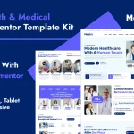 کیت المنتور Medek - قالب سایت پزشکی و بیمارستان
