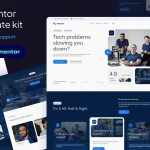 کیت المنتور Nexolve - خدمات IT، شبکه و پشتیبانی نرم‌افزار