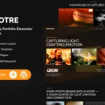 دانلود کیت قالب المنتور Photre - پرتفولیو عکاسی مدرن