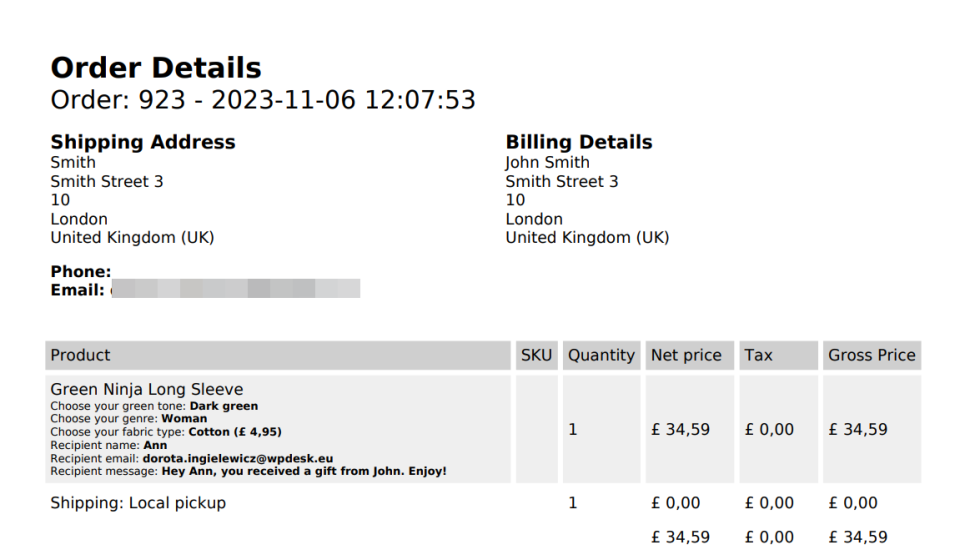 دانلود افزونه Print Orders and Address Labels WooCommerce