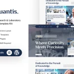 دانلود کیت قالب المنتور Quantis - تحقیق و آزمایشگاه علمی