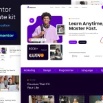 کیت المنتور Skilloost - قالب وردپرس سایت آموزشی و ای‌کورس