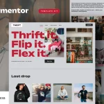 دانلود کیت قالب المنتور Thrift - فروشگاه پوشاک دست دوم و وینتیج