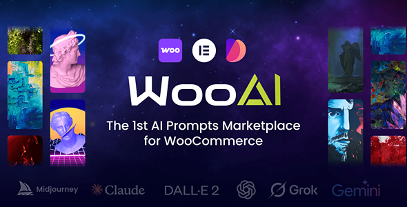 قالب ووکامرس WooPT - مارکت پلیس فروش پرامپت‌های AI