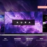 کیت المنتور Montiq – قالب ماجراجویی، کوهنوردی و سفر دانلود قالب پاورپوینت متحرک Aura - تمپلیت مدرن و جذاب