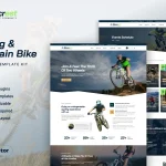 کیت المنتور Bikecrest - قالب سایت باشگاه دوچرخه‌سواری