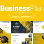 دانلود قالب پاورپوینت پلن تجاری و پروپوزال سرمایه گذاری