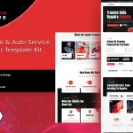 کیت المنتور CarHive - قالب تعمیرگاه خودرو و خدمات فنی