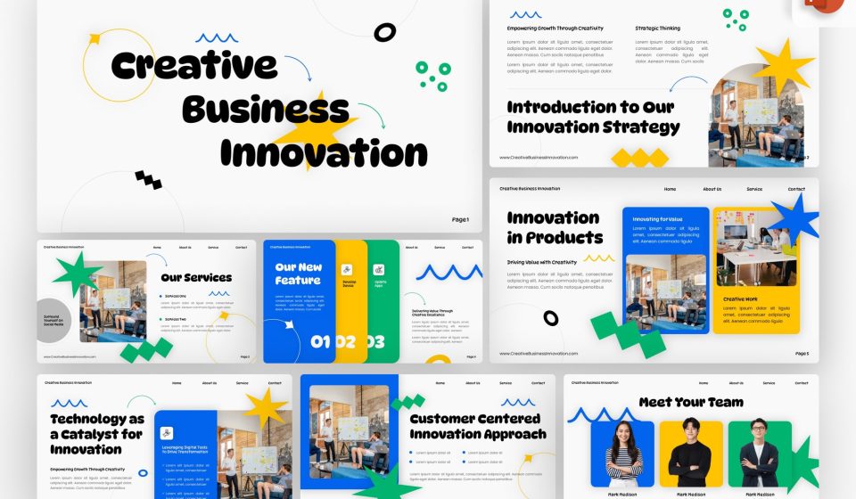 قالب پاورپوینت Creative Business Innovation