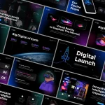 قالب پاورپوینت معرفی و لانچ محصول دیجیتال – Digital Launch قالب پاورپوینت معرفی و لانچ محصول دیجیتال - Digital Launch