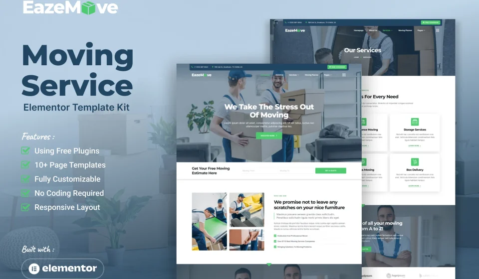کیت المنتور EazeMove - خدمات باربری، حمل و نقل و اتوبار