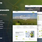 کیت المنتور Ecozene - قالب سایت خدمات پنل‌های خورشیدی