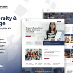 کیت المنتور Edupreme - قالب دانشگاه و موسسات آموزشی