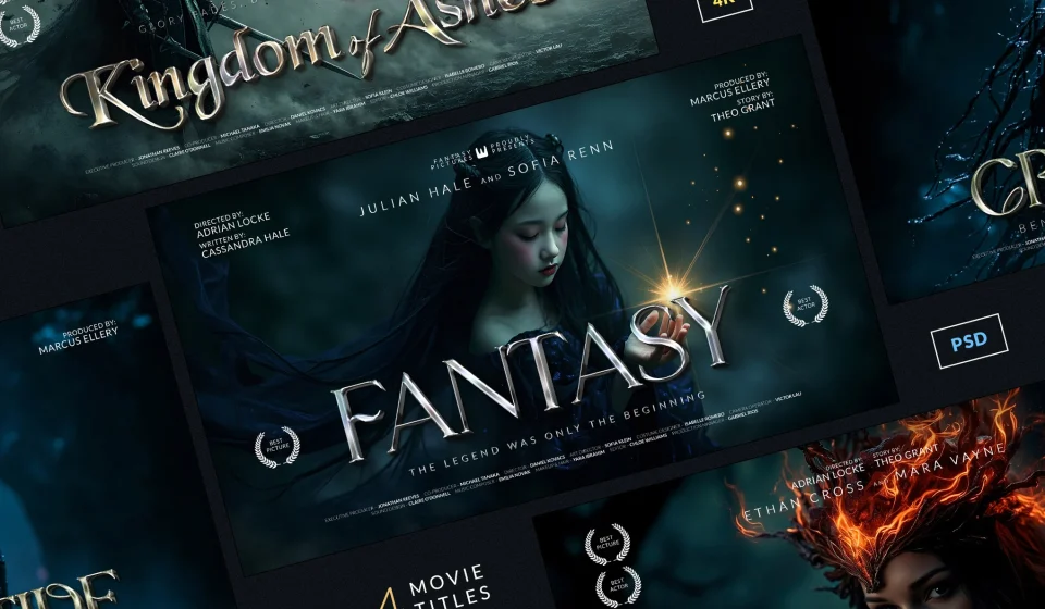 دانلود افکت متن سینمایی فانتزی Fantasy Movie Titles