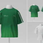 موکاپ قوطی نوشابه در یخچال – طرح لایه باز بستهبندی موکاپ تیشرت روی مانکن - طرح لایه باز لباس اسپرت