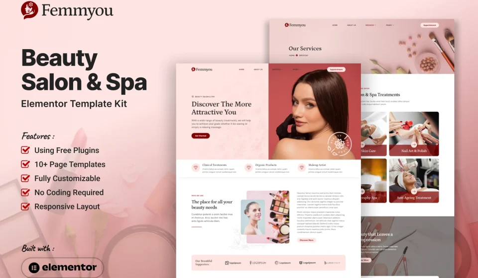 کیت المنتور Femmyou - سالن زیبایی، اسپا و کلینیک پوست