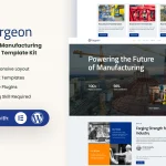 کیت المنتور Forgeon - قالب وردپرس صنعتی و کارخانه تولیدی