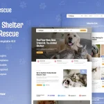 کیت المنتور Furrescue - قالب سایت پناهگاه حیوانات