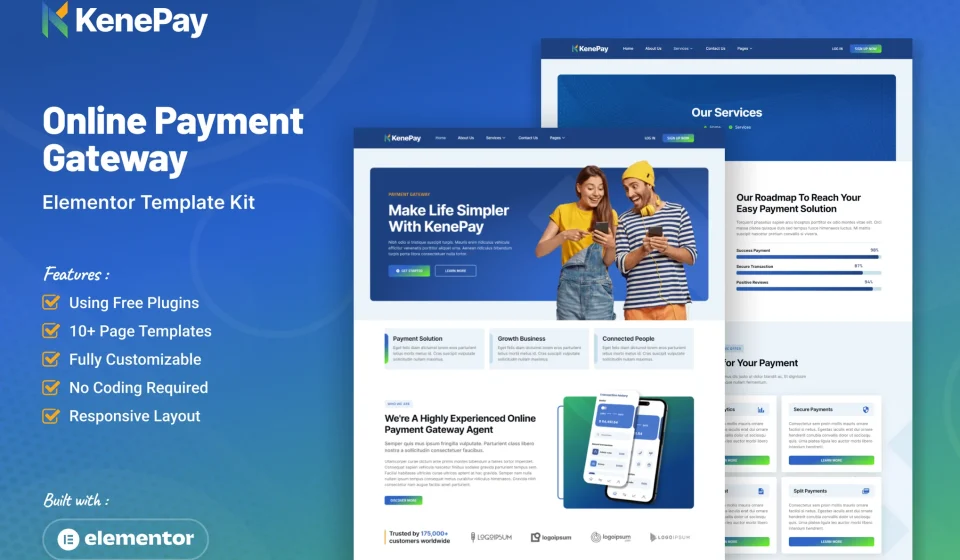 کیت المنتور Kenepay - خدمات پرداخت آنلاین و فین‌تک