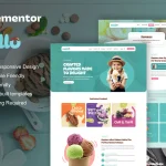 کیت المنتور Mello - سایت بستنی فروشی، کافه و صنایع غذایی