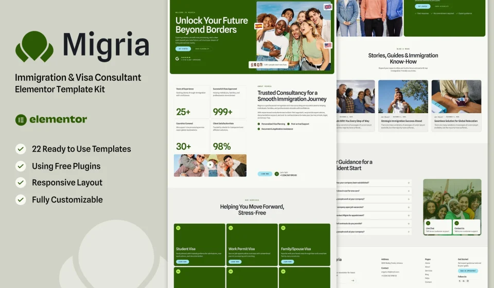 کیت المنتور Migria - سایت مشاوره مهاجرت، ویزا و اعزام دانشجو