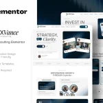 کیت المنتور Nexvance – قالب مشاوره و استراتژی کسب‌وکار