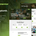 کیت المنتور Roplumb - قالب سایت خدمات لوله‌کشی و تاسیسات