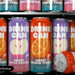 موکاپ تیشرت روی مانکن – طرح لایه باز لباس اسپرت موکاپ قوطی نوشابه در یخچال - طرح لایه باز بستهبندی