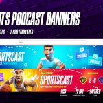 دانلود افزونه وردپرس Divi Builder بنر یوتیوب پادکست ورزشی - طرح لایه باز برای کانالهای ورزشی