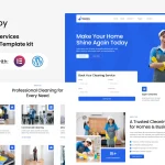 دانلود قالب وردپرس Frida – پوسته وبلاگ کلاسیک وردپرس Swipy Cleaning Services Elementor Template kit