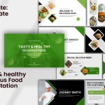 قالب پاورپوینت فضا و نجوم – تم ارائه متحرک و علمی قالب کینوت Tasty & Healthy - تم ارائه غذا و رستوران