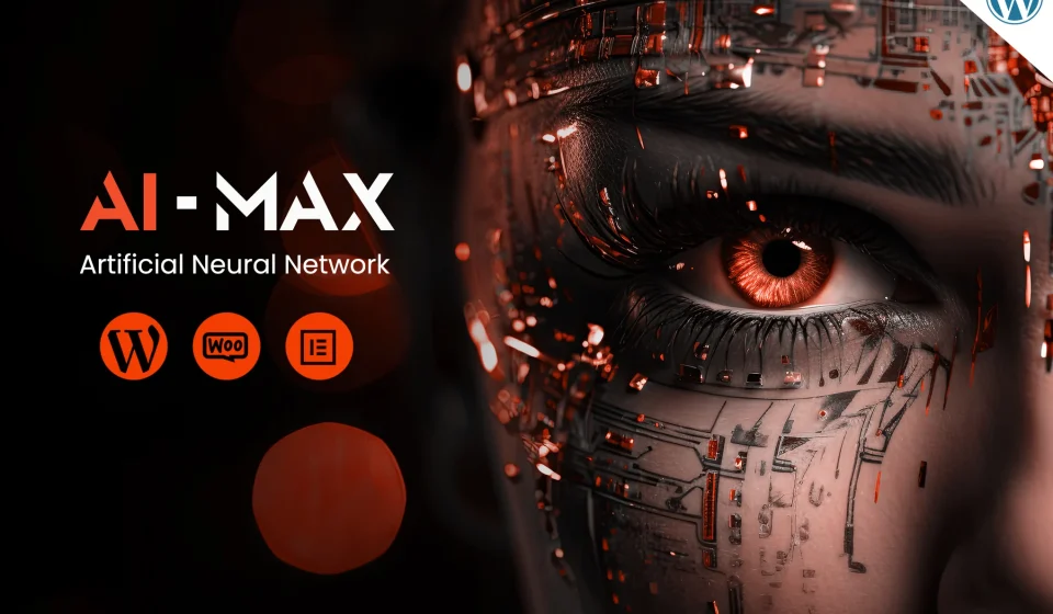 قالب وردپرس AI MAX – پوسته مولد تصویر AI و استارتاپ‌های تکنولوژی