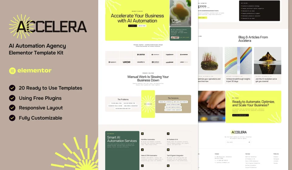 کیت المنتور Accelera – آژانس اتوماسیون هوش مصنوعی و خدمات AI