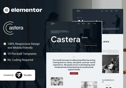 کیت المنتور Castera – قالب آژانس آموزش بازیگری