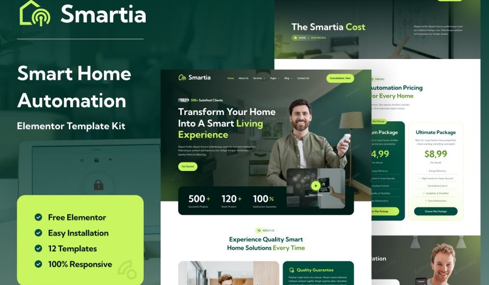 کیت المنتور Smartia – قالب هوشمندسازی ساختمان و اینترنت اشیا