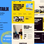 کیت المنتور Detailix – قالب مدرن کارواش و دیتیلینگ