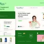 کیت المنتور NouriPlus – قالب تخصصی متخصص تغذیه و سلامت