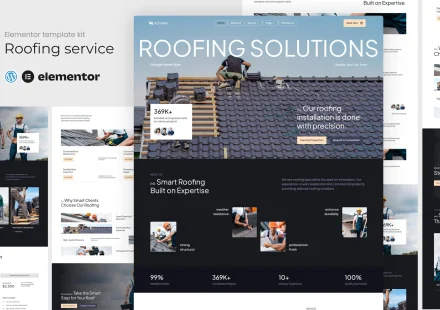 کیت المنتور Rofgard – قالب خدمات تعمیرات و عایق‌کاری ساختمان