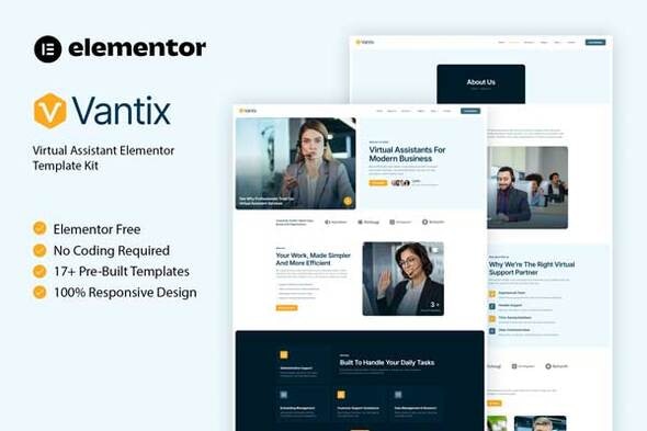 کیت المنتور Vantix – خدمات دستیار مجازی و پشتیبانی از راه دور