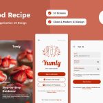 کیت طراحی Maknoy – تمپلیت فیگما اپلیکیشن غذا نسخه iPhone X کیت طراحی Yumly - تمپلیت فیگما اپلیکیشن دنیای رسپی و تغذیه