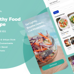 دانلود قالب فروشگاه محصولات مجازی و دیجیتال وردپرس Eidmart کیت طراحی Healthy Food - تمپلیت اپلیکیشن رژیم و غذای سالم