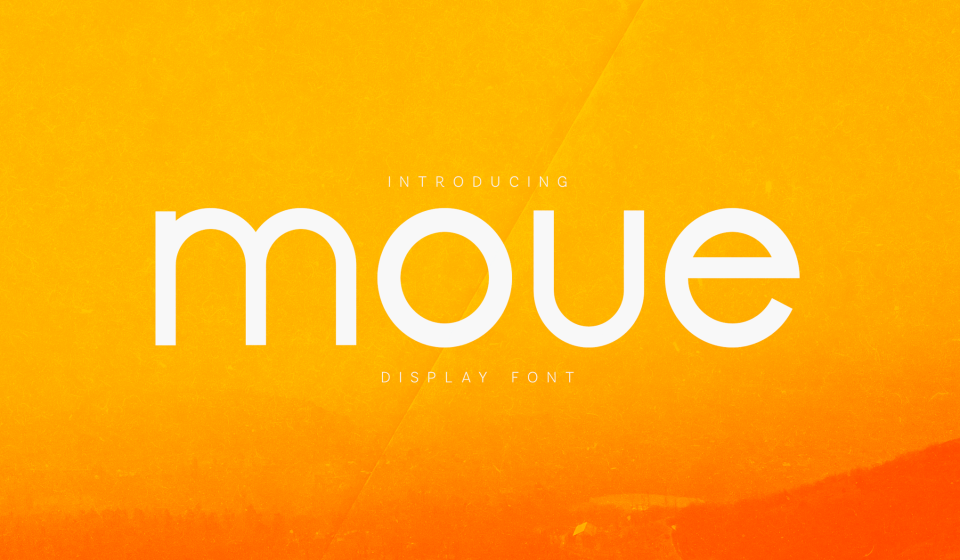 دانلود فونت Moue - فونت فانتزی و منعطف برای طراحی لوگو