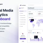 تمپلیت Luminaire – لندینگ پیج تولید تصویر با هوش مصنوعی کیت طراحی Trendspot- تمپلیت داشبورد تحلیل داده و سوشال مدیا