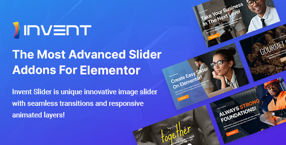 دانلود افزونه اسلایدر المنتور وردپرس Invent Slider