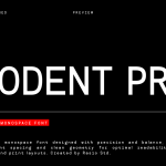 دانلود فونت Conthic – تایپفیس گوتیک مدرن و جسورانه دانلود فونت Codent Pro - تایپفیس مهندسیشده مونواسپیس